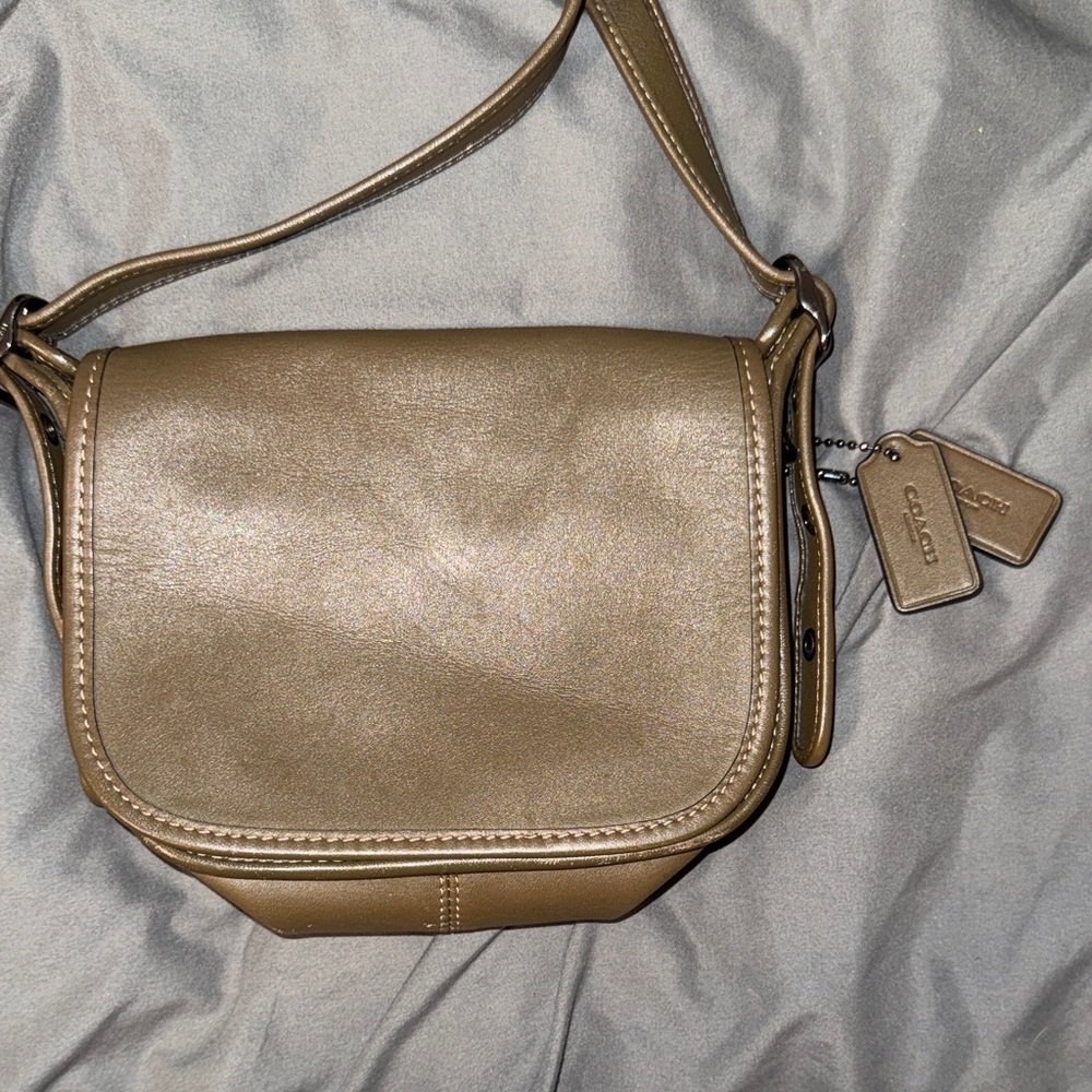 Coach mini saddle re-edition crossbody-brown